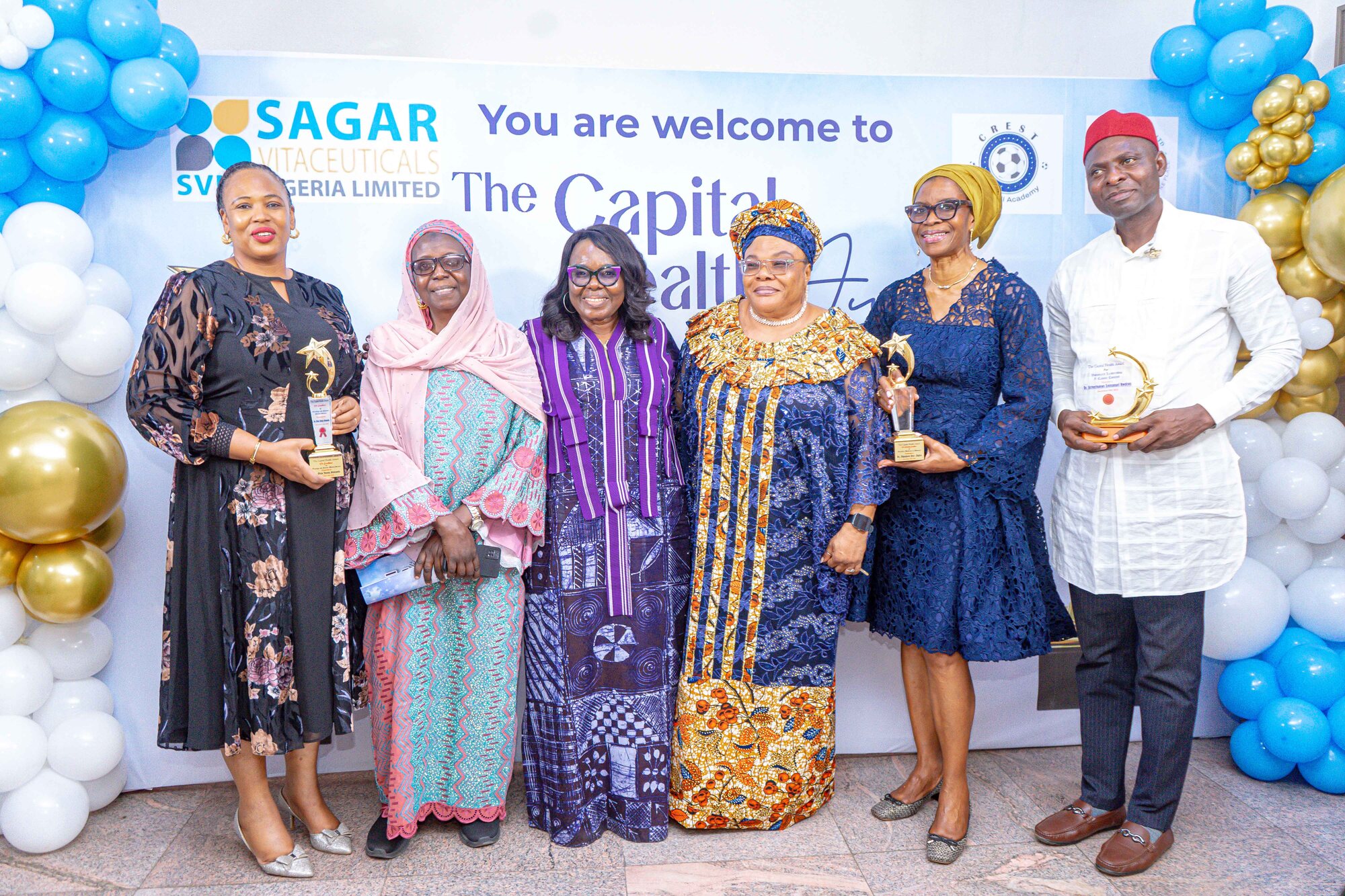 Capital Health Awards 2025 honourees gathered for an official group portrait